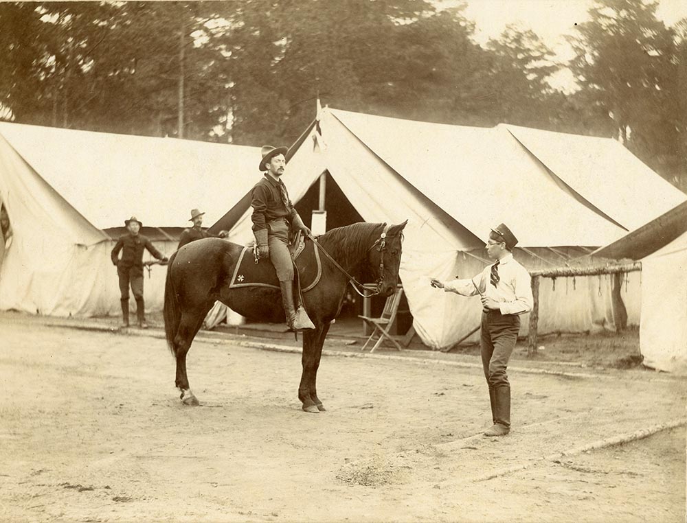 Members of the Second Tennessee Infantry during the Spanish-American War