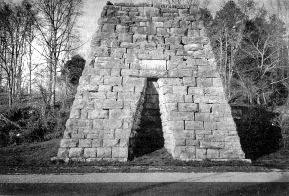 Great Western furnace in Stewart County, a typical early ironworks